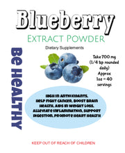 Load image into Gallery viewer, Blueberry Extract Powder