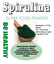 Load image into Gallery viewer, Spirulina Powder, Organic