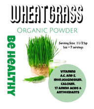 Load image into Gallery viewer, Wheatgrass Powder, Organic