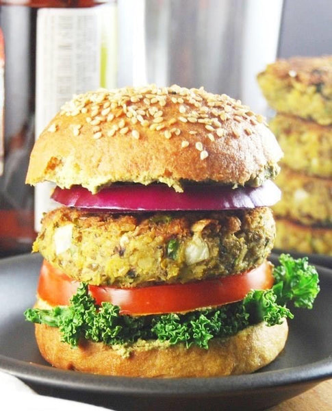 Sprouted Mung Bean Burger