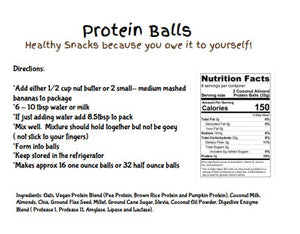 Vegan Protein Balls, 10oz