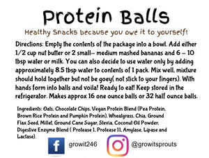 Vegan Protein Balls - Sneaky Greens 10oz