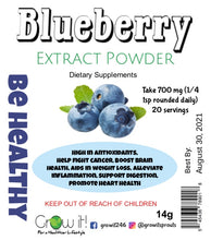 Load image into Gallery viewer, Blueberry Extract Powder
