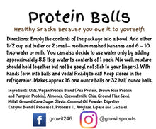 Load image into Gallery viewer, Vegan Protein Balls - Coconut Almond 10oz
