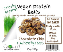 Load image into Gallery viewer, Vegan Protein Balls - Sneaky Greens 10oz
