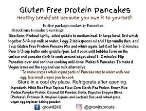 Vegan & Gluten Free Protein Pancakes 14.5oz