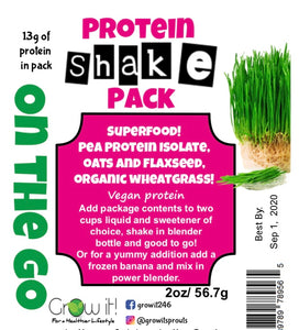 Vegan Protein Shake Pack 2oz