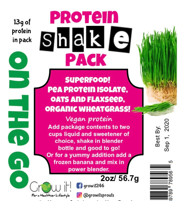 Vegan Protein Shake Pack 2oz