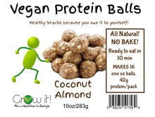 Load image into Gallery viewer, Vegan Protein Balls - Coconut Almond 10oz
