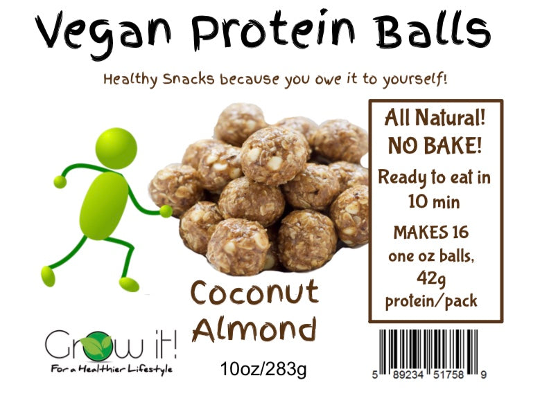 Vegan Protein Balls - Coconut Almond 10oz